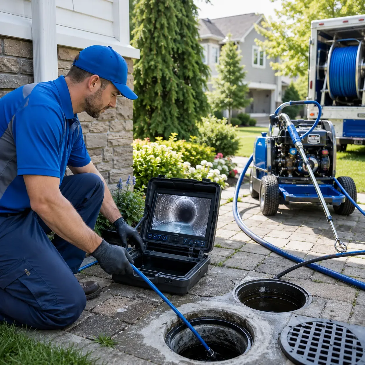 Outdoor drain cleaning professionals serving Ringoes, NJ