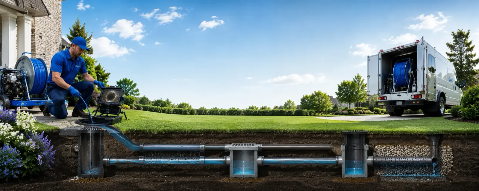 Outdoor drain cleaning information for Ringoes, NJ